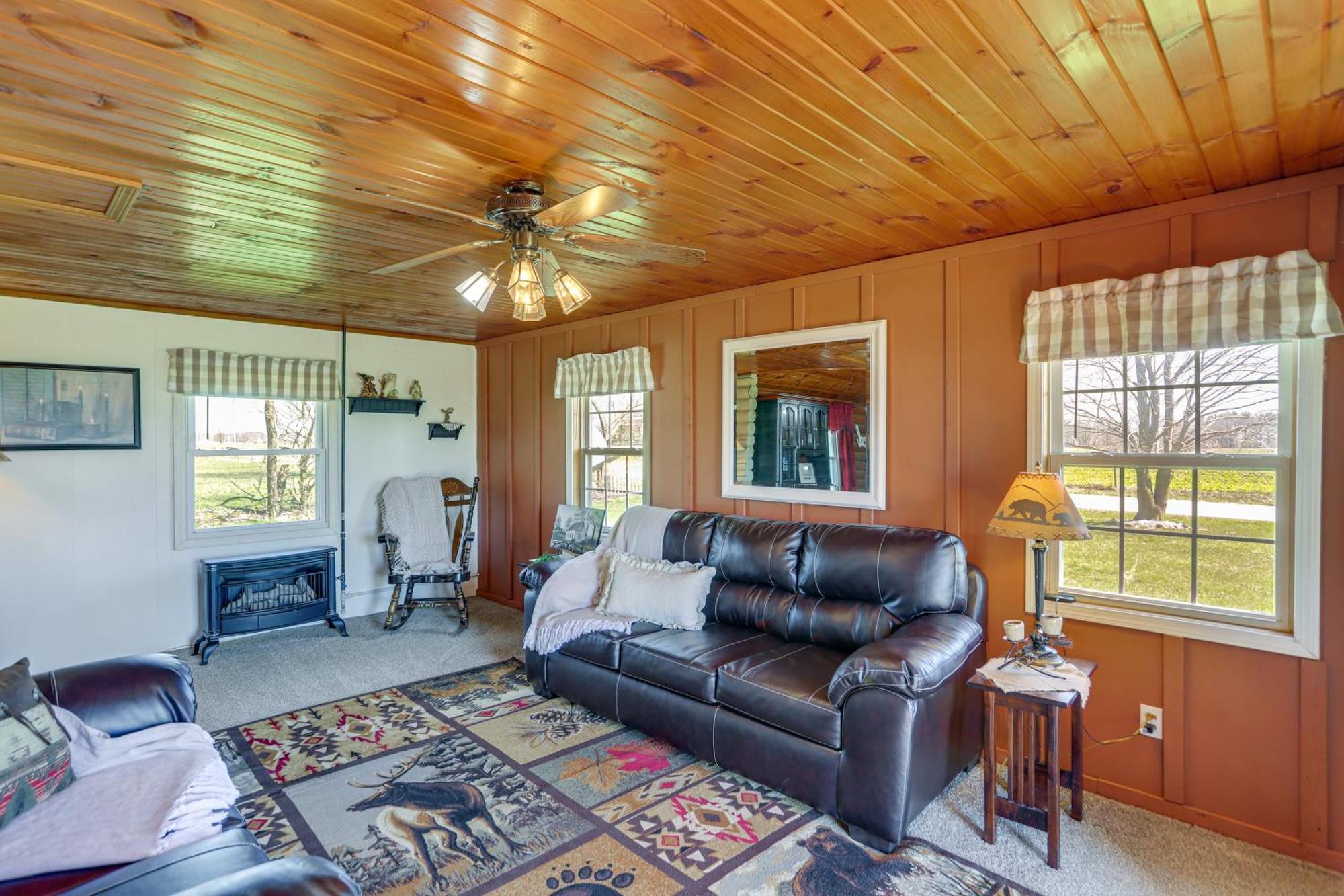 Quiet Shiloh Retreat With Spacious Yard And Fireplace! Exterior foto