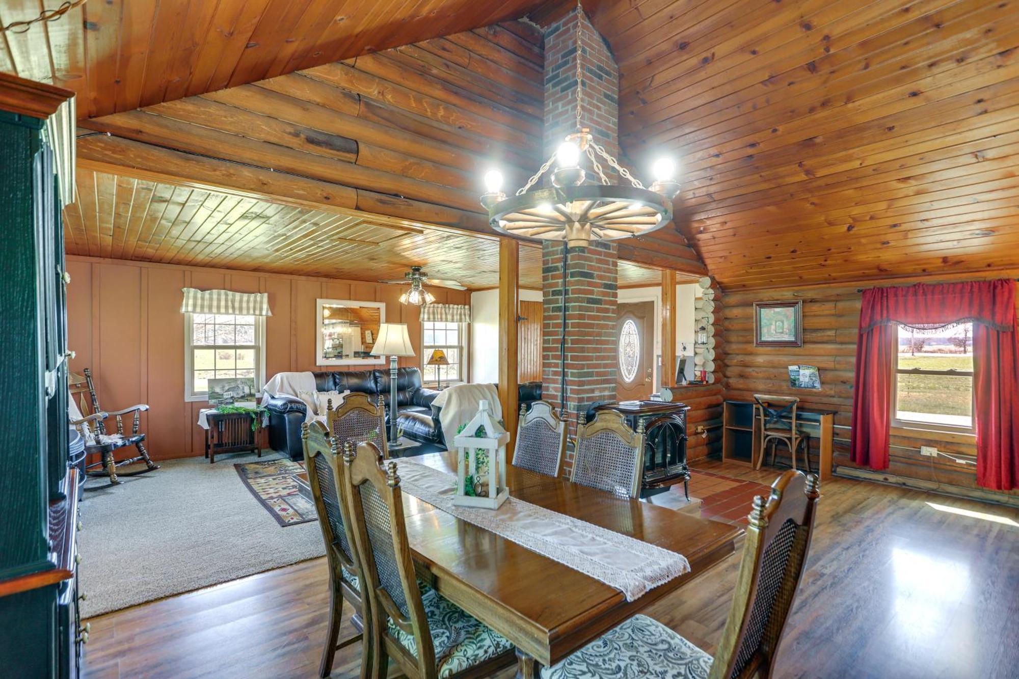 Quiet Shiloh Retreat With Spacious Yard And Fireplace! Exterior foto